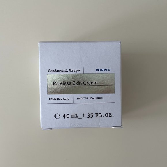 KORRES Santorini Grape Poreless Skin Cream 40ml New - Picture 2 of 5